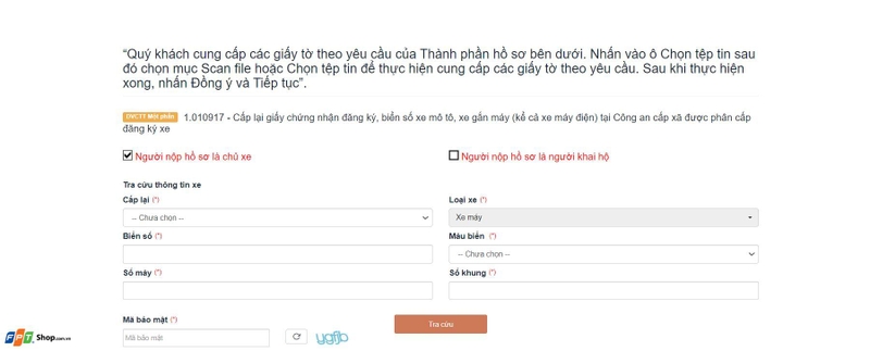 làm lại đăng ký xe máy (ảnh 4)