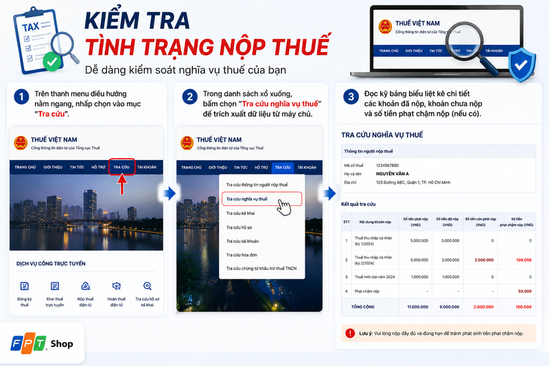 làm sao để biết mình có nợ thuế hay không 3