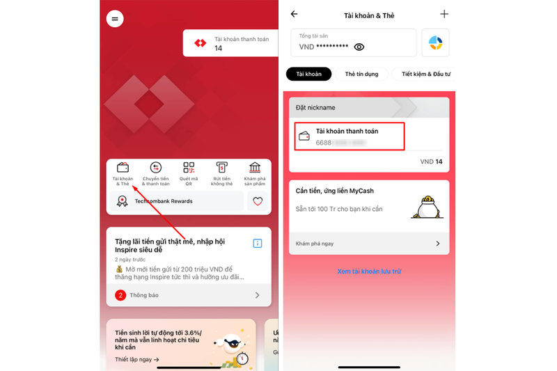 làm thẻ Techcombank online (hình 3)
