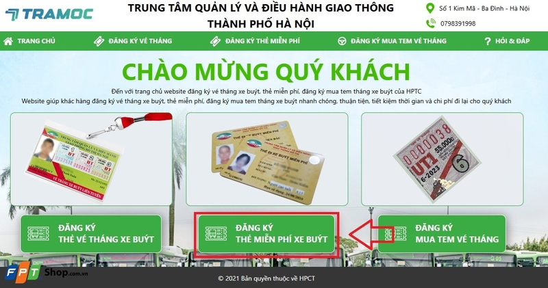 làm thẻ xe buýt miễn phí online 1