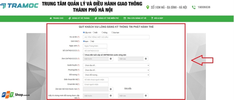 làm thẻ xe buýt miễn phí online 2