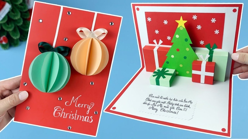 Cách làm thiệp Noel 1