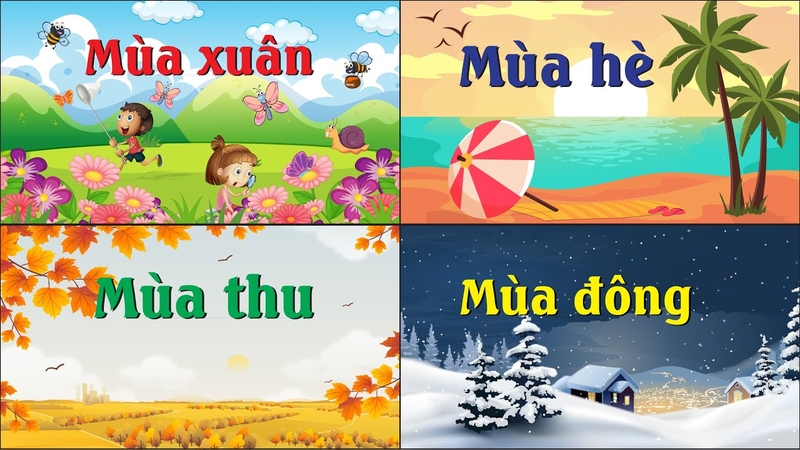 tho 4 chu ve 4 mua trong nam