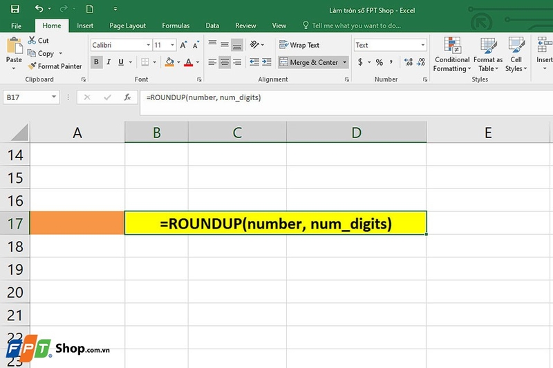Cách làm tròn số trong Excel - Ảnh 05