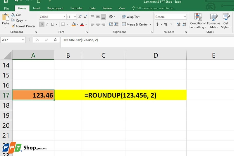 Cách làm tròn số trong Excel - Ảnh 06