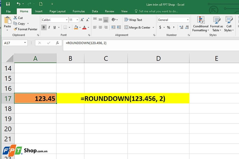 Cách làm tròn số trong Excel - Ảnh 08