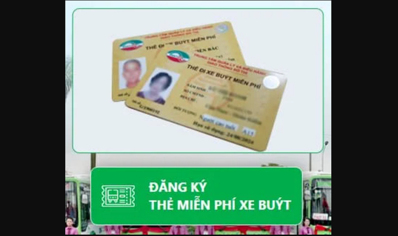 Chọn chức năng đăng ký thẻ miễn phí
