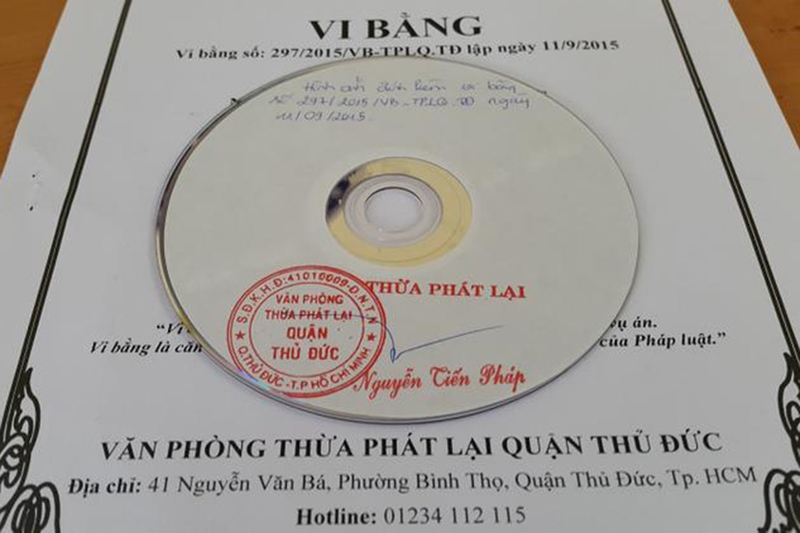 Lập vi bằng là gì 9