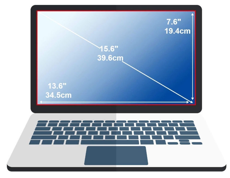 Laptop 15.6 inch dài rộng bao nhiêu cm - 02