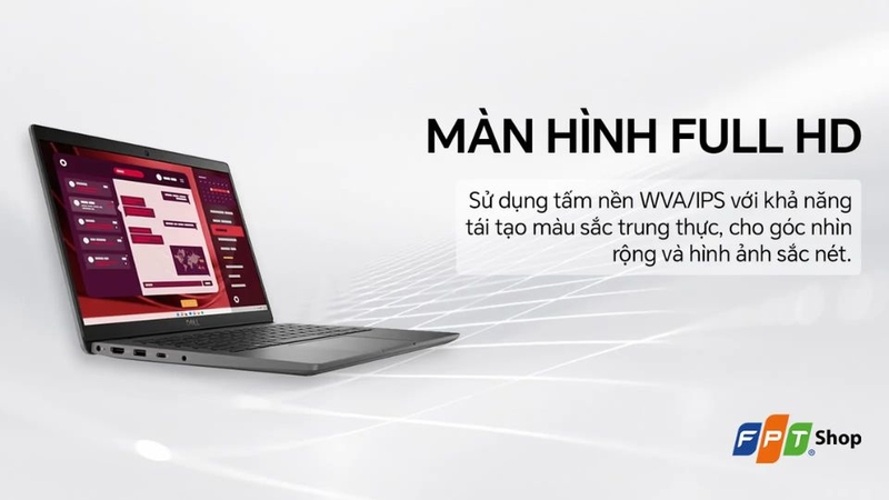 Laptop Dell Latitude 3450 i7 1355U được trang bị vi xử lý Intel Core i7-1355U với 10 nhân 12 luồng