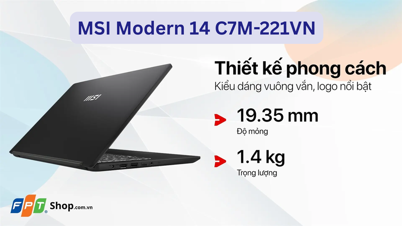 MSI Modern dưới 20 triệu tốt nhất 2025 hình 3