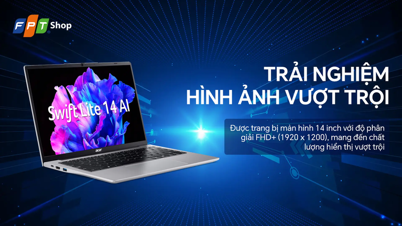 laptop acer dưới 20 triệu 2026 - Acer Swift Lite 14 SFL14 51M 56HS
