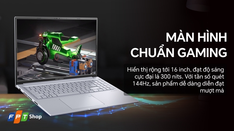 Các mẫu laptop Asus 16 inch 2026 tốt nhất - asus vivobook gaming k3605vc rp431w i5 13420h