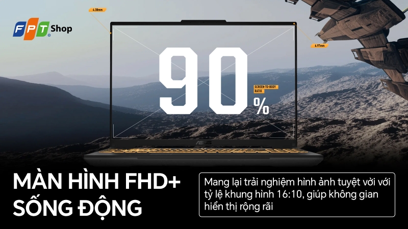 Các mẫu laptop Asus 16 inch 2026 tốt nhất - asus tuf gamingf16 fx607vu rl045w core 5 210h