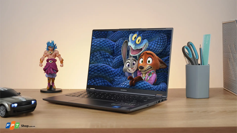 Laptop bàn phím có đèn nền cho học sinh 3