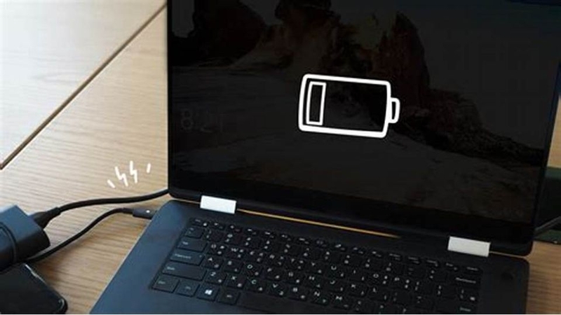 laptop báo sạc nhưng không vào pin 3