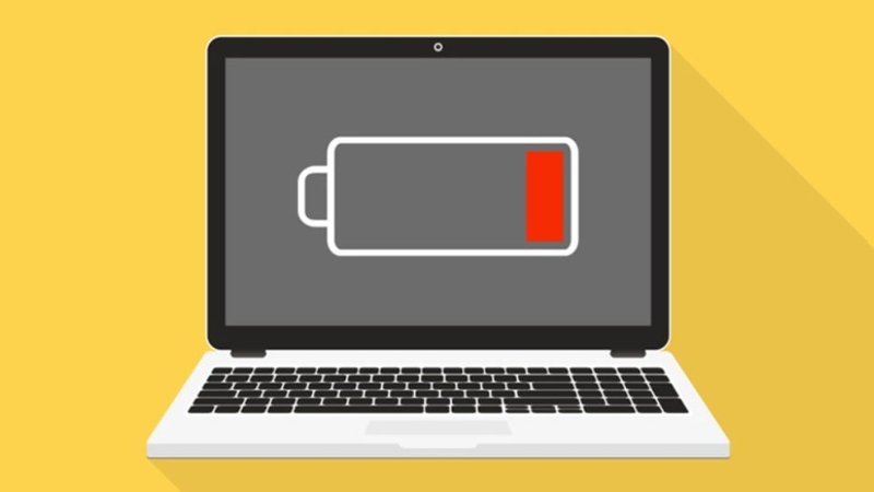 laptop báo sạc nhưng không vào pin 4
