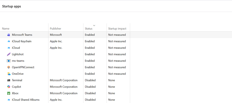 Tắt ứng dụng khởi động cùng Windows