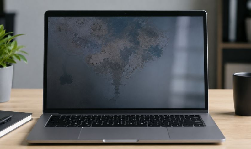 Laptop bị mờ chữ 3