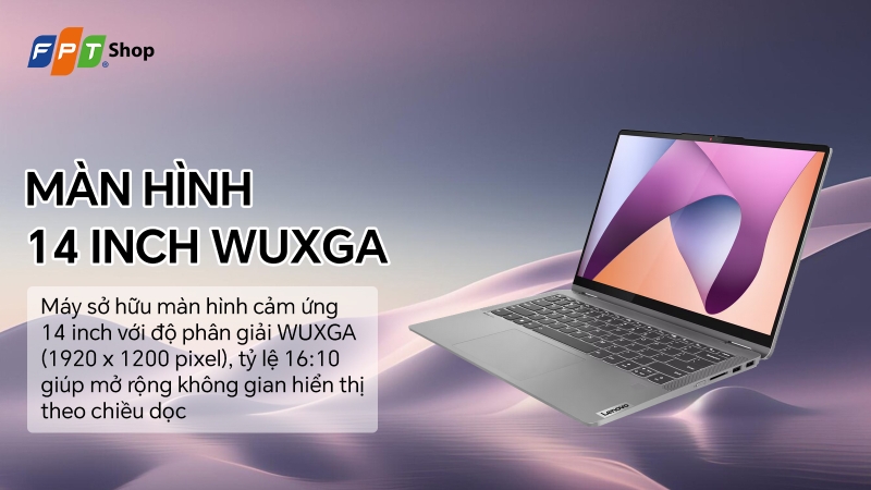 laptop cảm ứng giá rẻ cho sinh viên - Laptop Lenovo IdeaPad Flex 5 14ABR8 R5 5625U