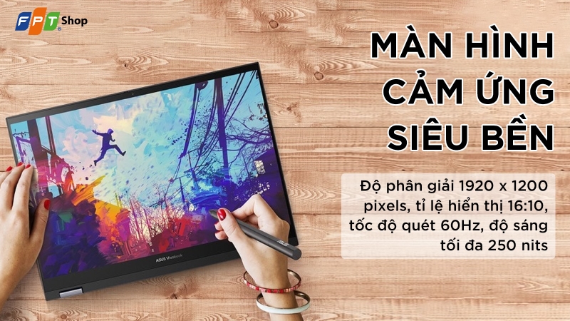 laptop cảm ứng giá rẻ cho sinh viên - Laptop Asus Vivobook Flip TN3402YA-LZ026W