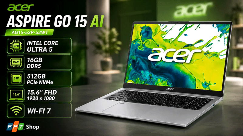 Acer Aspire Go 15 AI AG15-52P-52WT Ultra5 115U