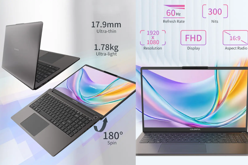 Colorful Rimbook L1 – Giá dễ tiếp cận nhưng hiệu năng vượt mong đợi