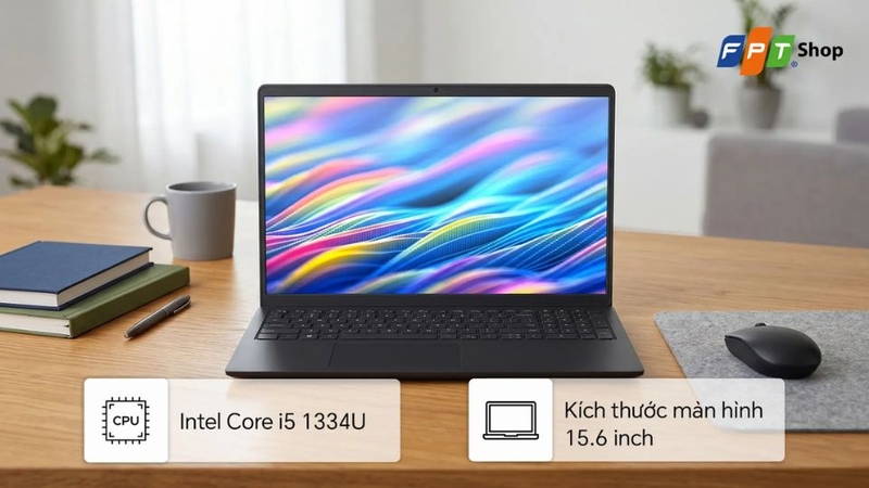 laptop cho sinh viên ngành Báo chí 2026 - Laptop Dell 15 DC15250 i5-1334U