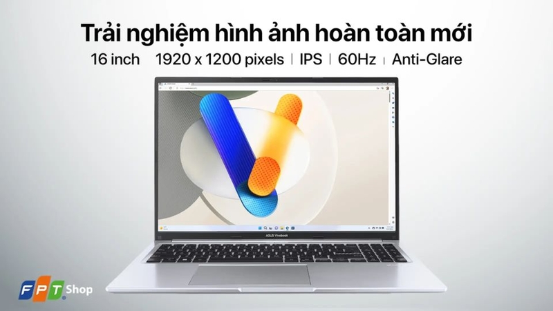 laptop cho sinh viên ngành Quan hệ công chúng 2026 - Laptop ASUS Vivobook X1605VA-MB1826W