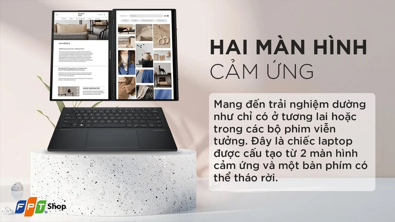 Laptop Asus Zenbook Duo OLED UX8406CA-PZ109WS Ultra 9-285H