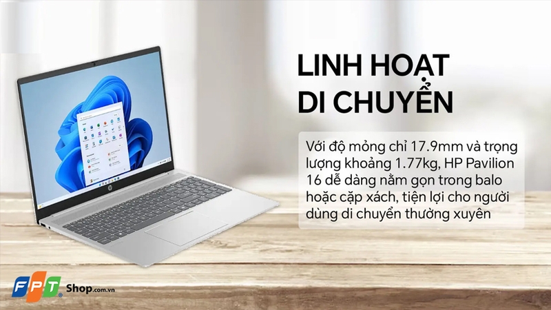 Laptop HP Pavilion 16-af0052TU Ultra 7-155U