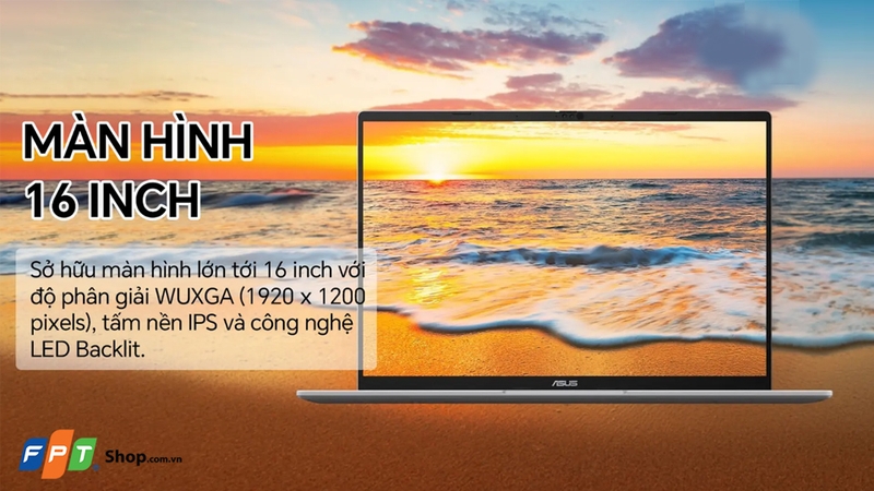 Laptop Asus Vivobook 16 M1607KA-MB091WS Ryzen AI 7 350