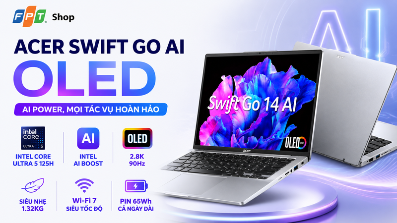 acer swift go ai oled sfg14 73 57fz u5 125h