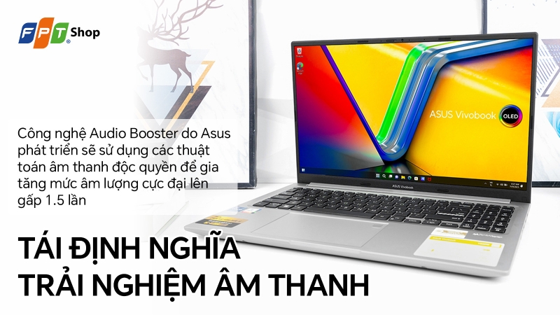 laptop cho sinh viên ngành xuất nhập khẩu 2026 - ASUS Vivobook 15 OLED (A1505)
