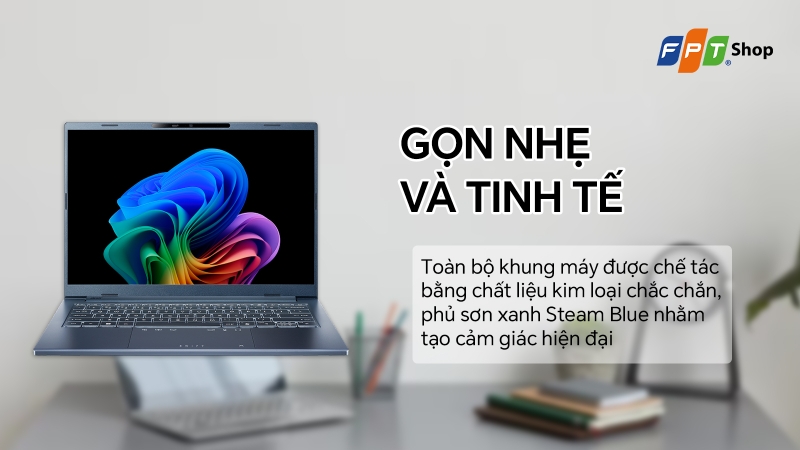 laptop cho sinh viên ngành xuất nhập khẩu 2026 - Acer Swift Go 14 AI