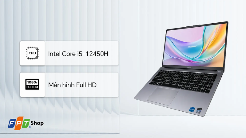laptop cho sinh viên rẻ nhất 2026 - Laptop Colorful Rimbook L1 i5-12450H
