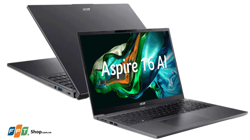 laptop cho sinh viên tài chính ngân hàng 2026 đáng mua - Acer Aspire 16 AI A16-71M-59L5 Ultra 5 125H