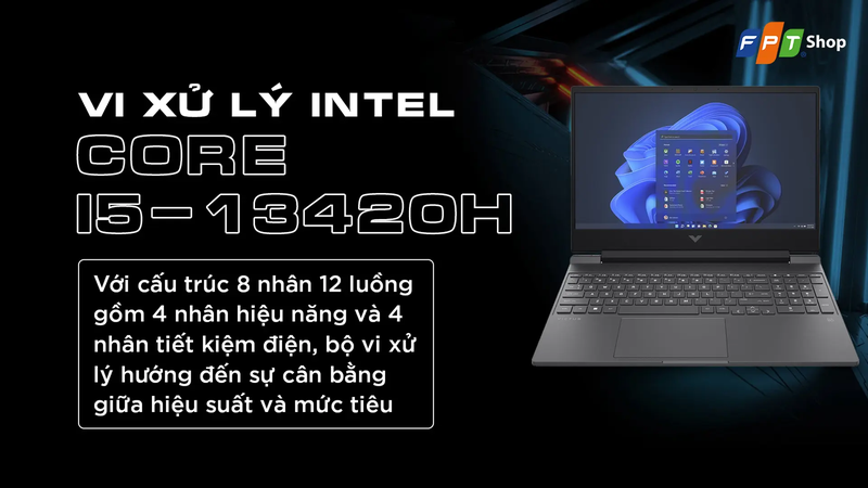 Laptop HP Gaming Victus 15-fa2731TX là một cỗ máy có hiệu năng mạnh mẽ, thích hợp dùng cho công việc lẫn giải trí