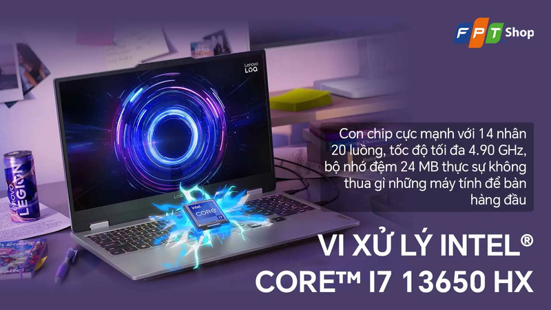 Laptop Lenovo Gaming LOQ 15IRX10 là lựa chọn phù hợp cho những người dùng cần một chiếc máy có hiệu năng mạnh mẽ