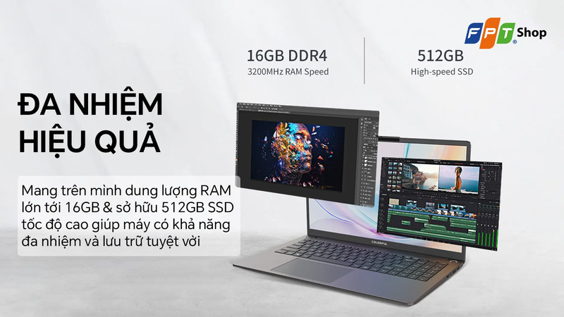 Cấu hình laptop Colorful