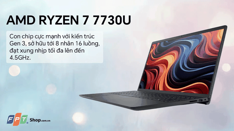 Laptop Dell Inspiron 15 DC15255 R7-7730U
