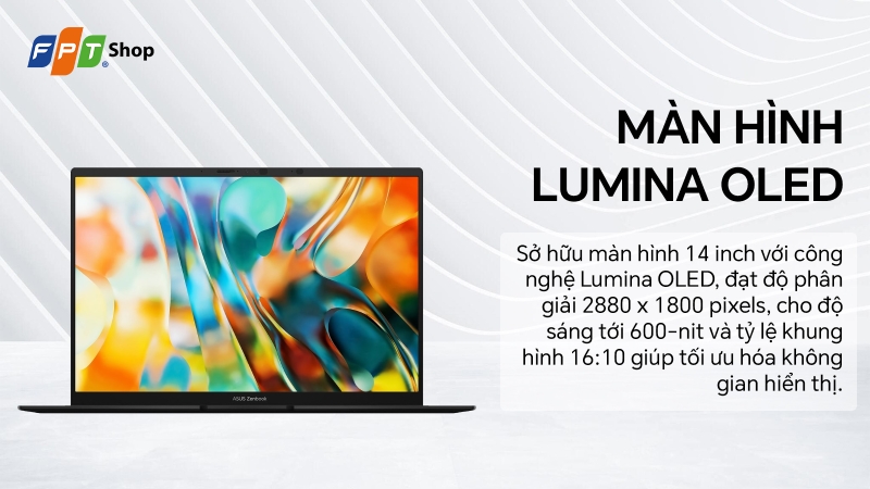 Gợi ý các mẫu laptop doanh nhân cao cấp nhất 2026 - asus zenbook 14 um3406ga qd073ws ryzen ai 7 445