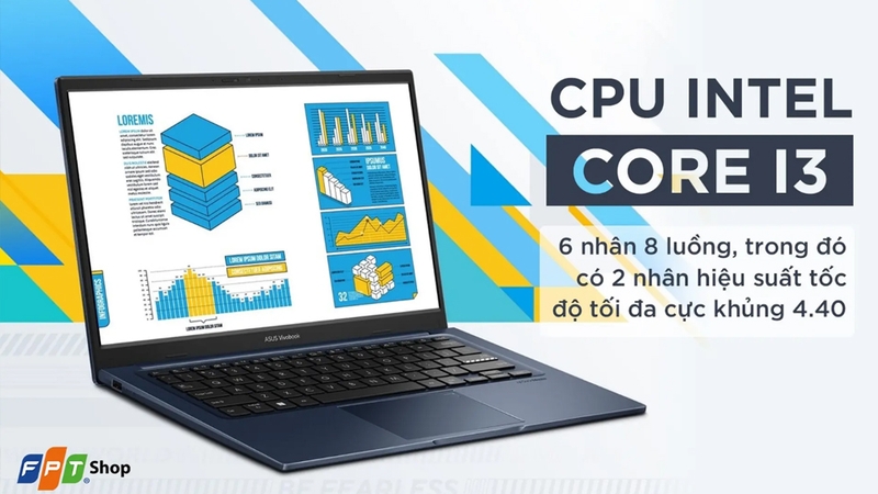 Laptop ASUS Vivobook X1404ZA-NK387W i3 1215U