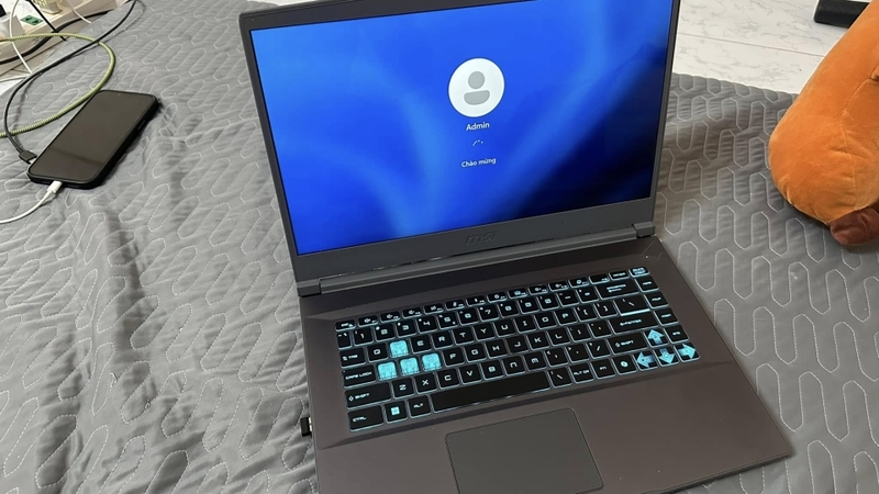 MSI Gaming Thin A15 B7UCX-240VN là laptop gaming 15 triệu 2025 đáng mua nhất