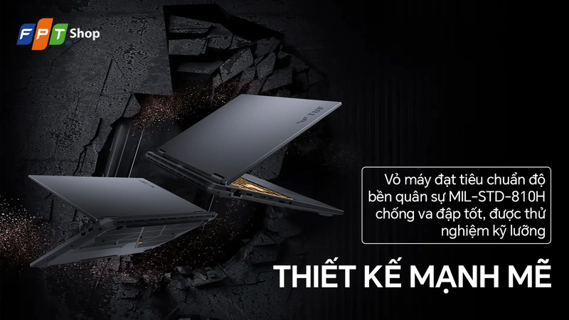 laptop gaming dưới 45 triệu 2026 - Laptop Asus TUF Gaming F16 FX608JPR-RV044W