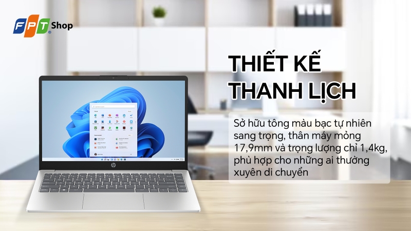 laptop hp cho sinh viên kinh tế 2026 - HP 14-em0255AU R5-7530U