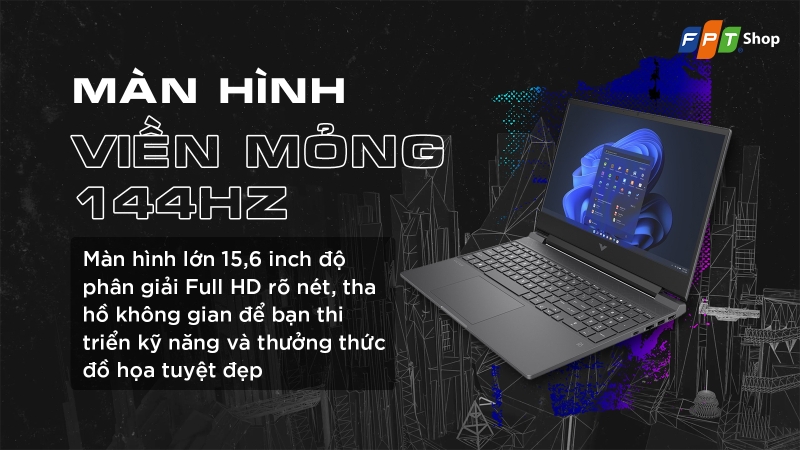 laptop hp cho sinh viên kinh tế 2026 HP Gaming Victus 15-fa2732TX i5-13420H