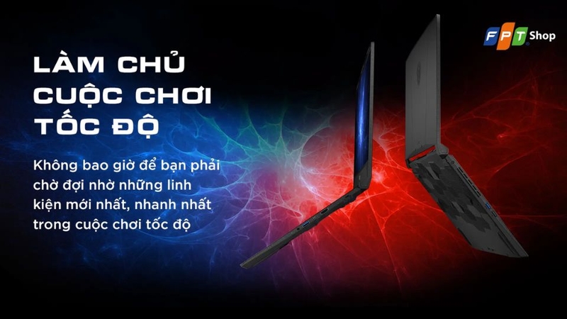 laptop màu đen - Laptop MSI Gaming Katana 15 B13UDXK-2412VN