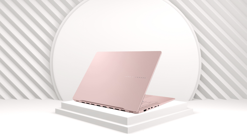 laptop màu hồng hình 5