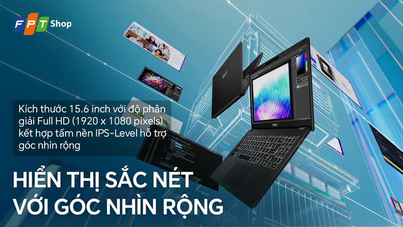MSI Modern 15 H AI C2HMG-220VN là lựa chọn đáng cân nhắc cho sinh viên và nhân viên văn phòng